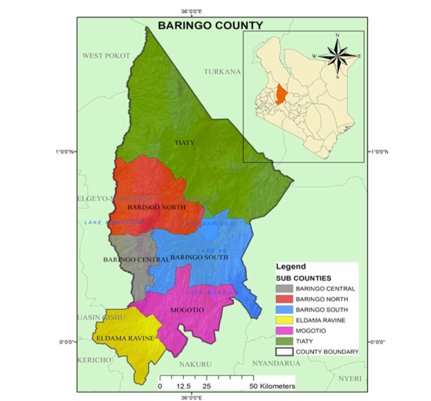 County Location Map